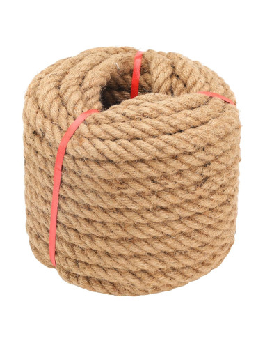 Cuerda de yute frtzal 25 mm x 15.24 m alta resistencia