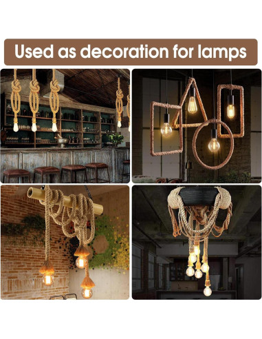 Cuerda de yute frtzal 25 mm x 15.24 m alta resistencia