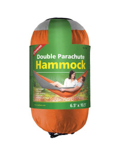 Hamaca Doble Paracaídas Coghlan 2x3.2m Naranja/Gris 2