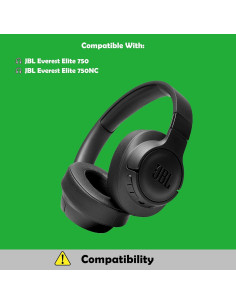 Almohadillas de Repuesto JBL Everest Elite 750/750NC - Cuero y Espuma 2