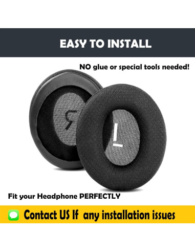 Cojines de Repuesto HTINDUSTRY para Auriculares Cowin E8