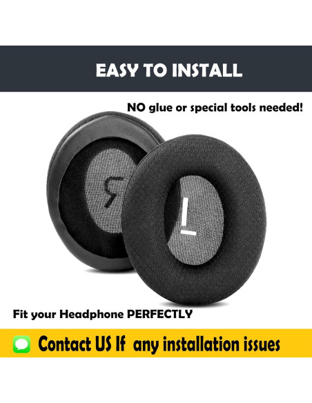 Cojines de Repuesto HTINDUSTRY para Auriculares Cowin E8
