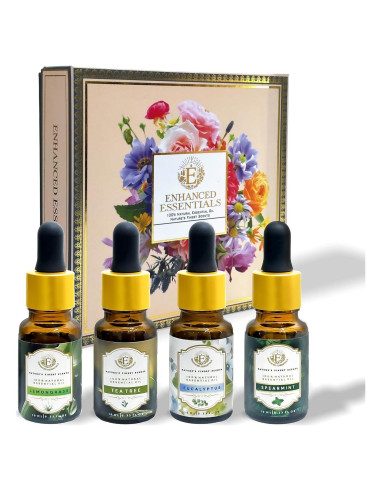 Set de Aceites Esenciales Elegancia Herbal - 4 x 10 ml