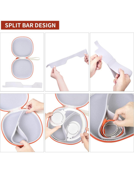 Funda Dura para Auriculares Bluetooth JBL - Blanca