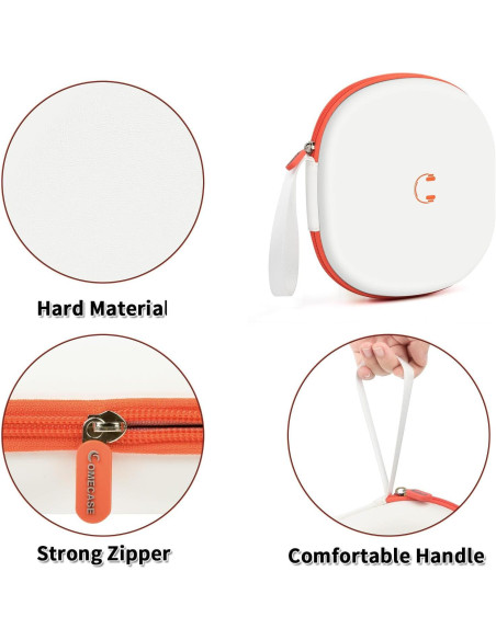 Funda Dura para Auriculares Bluetooth JBL - Blanca