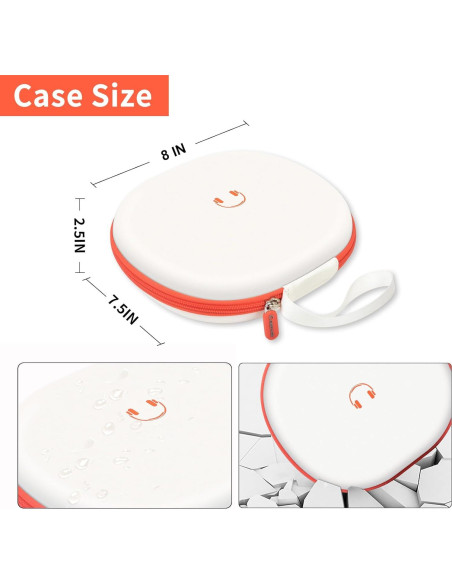 Funda Dura para Auriculares Bluetooth JBL - Blanca