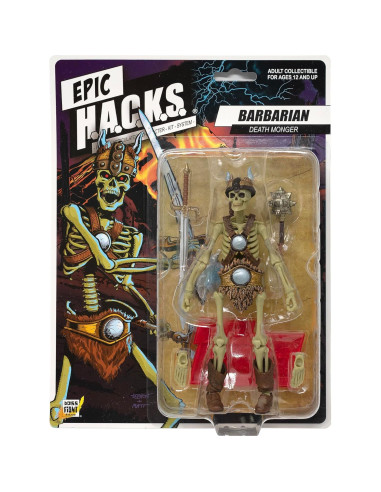 Figura de Acción Esqueleto Bárbaro Boss Fight Studio 1:12