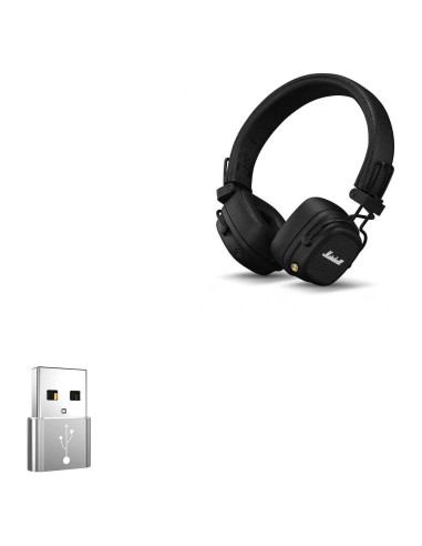 Adaptador BoxWave USB-A a C para Auriculares Marshall Major V - Paquete de 5