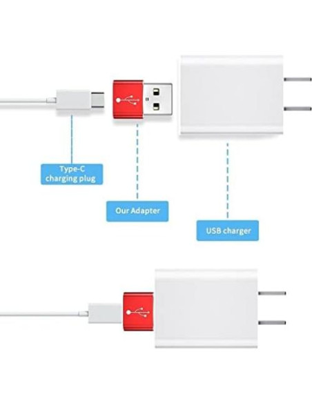 Adaptador BoxWave USB-A a C para Auriculares Marshall Major V - Paquete de 5