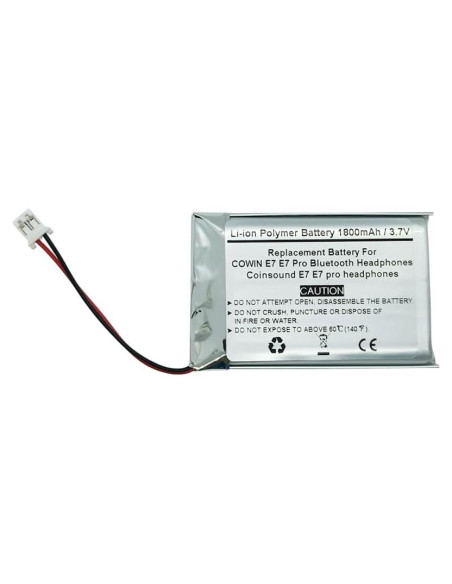 Batería de Reemplazo 1800mAh 3.7V para Auriculares COWIN E7/E7 Pro