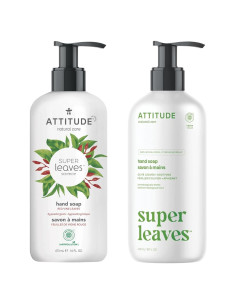 Paquete de Jabón Líquido EWG Actitud 473 ml Hojas de Vid y Olivo
