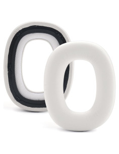 Almohadillas de Repuesto Bowers & Wilkins PX7 PX8 S2 - Espuma de Memoria y Cuero Blanco