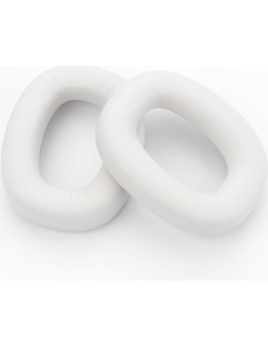 Almohadillas de Repuesto Bowers & Wilkins PX7 PX8 S2 - Espuma de Memoria y Cuero Blanco