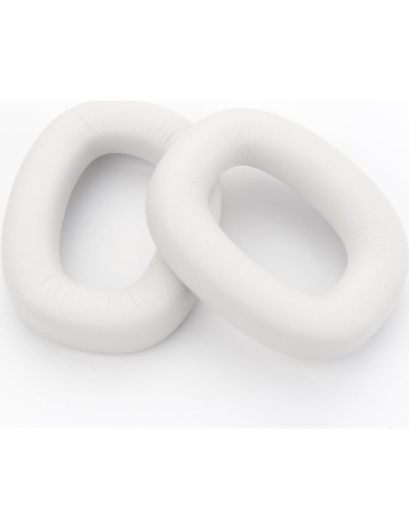 Almohadillas de Repuesto Bowers & Wilkins PX7 PX8 S2 - Espuma de Memoria y Cuero Blanco