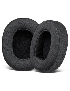 Almohadillas de Tela SOULWIT para Auriculares Skullcandy Hesh 3/ANC/Evo - Negro