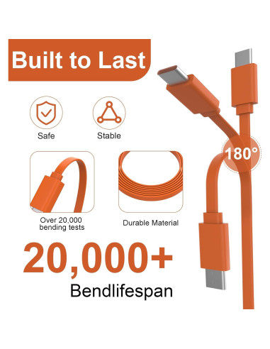 Cable de carga rápida USB C 18W Alitutumao para auriculares