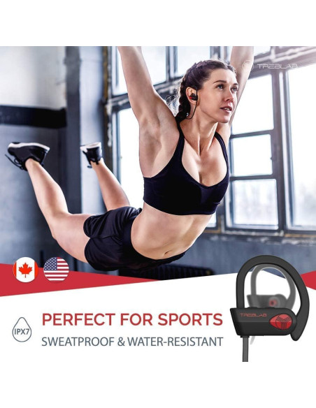 Auriculares Bluetooth TREBLAB XR500 Deportivos IPX7 Inalámbricos