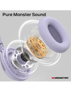 Auriculares Monster Persona 3rd ANC Bluetooth 5.4 Púrpura 2