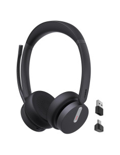 Auricular Inalámbrico Bluetooth Yealink BH70 Doble con Micrófono