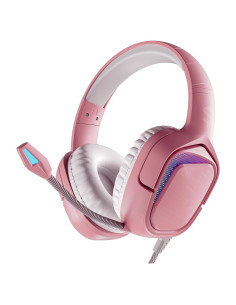 Auriculares Gaming Black Shark BS-X1 Rosa, 50mm, Cancelación Ruido