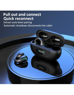 Auriculares Inalámbricos HYM Q71 Bluetooth 5.3 con Estuche Carga 2