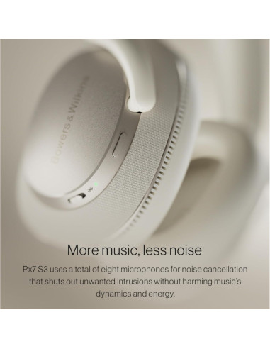 Auriculares Bowers & Wilkins Px7 S3 Bluetooth con ANC, 30h