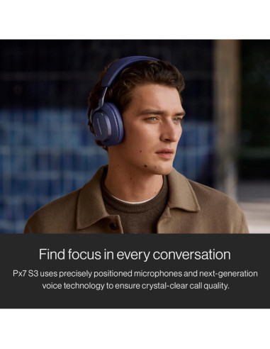 Auriculares Bowers & Wilkins Px7 S3 Bluetooth con ANC, 30h