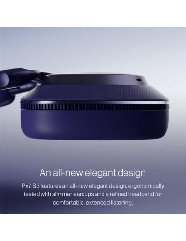 Auriculares Bowers & Wilkins Px7 S3 Bluetooth con ANC, 30h