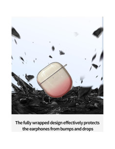 Funda Protectora TPU Rosa Degradado para Auriculares Bose QuietComfort Ultra 2