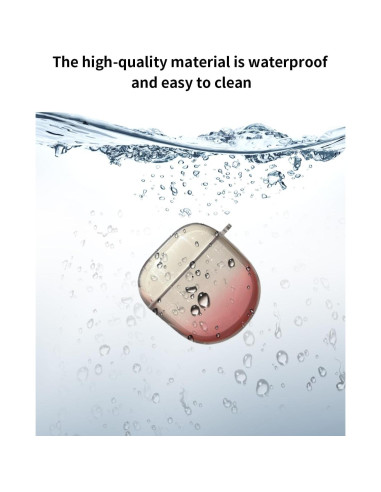 Funda Protectora TPU Rosa Degradado para Auriculares Bose QuietComfort Ultra