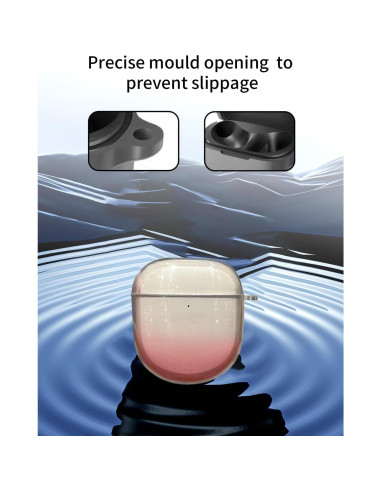 Funda Protectora TPU Rosa Degradado para Auriculares Bose QuietComfort Ultra