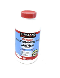 Glucosamina HCI con MSM Kirkland Signature 375 Tabletas