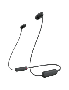 Auriculares Inalámbricos Sony WI-C100 Bluetooth Negro 25h Batería