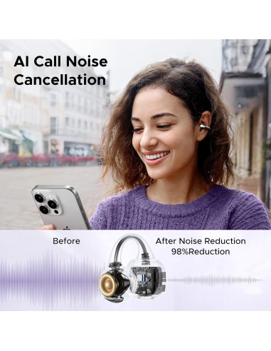 Auriculares Inalámbricos UGREEN 45785 Bluetooth 5.4 30h