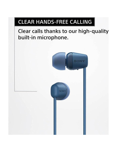 Auriculares In-Ear Inalámbricos Sony WI-C100 Bluetooth Negro