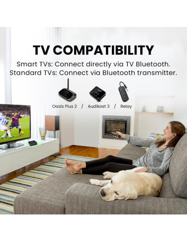 Auriculares Bluetooth 5.2 Avantree NB16-Q con banda para el cuello