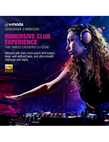 Auriculares Inalámbricos V-MODA Crossfade 3 + Almohadillas XL