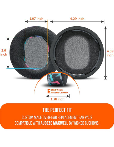 Almohadillas de Gel Refrigerante Wicked Cushions para Audeze Maxwell
