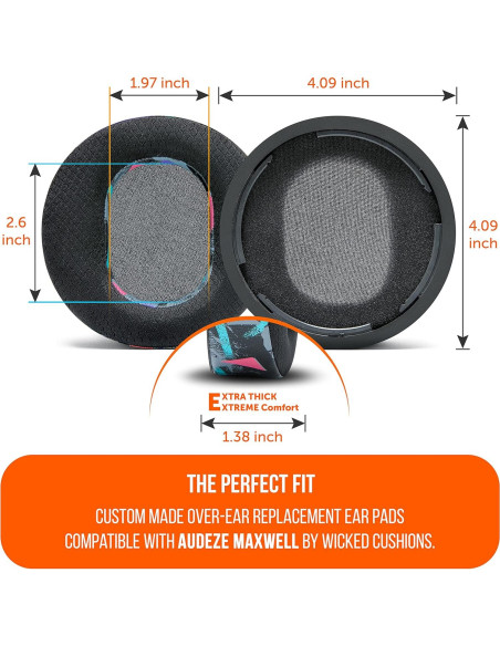 Almohadillas de Gel Refrigerante Wicked Cushions para Audeze Maxwell