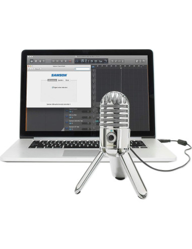 Micrófono Condensador USB Samson Meteor Mic 25mm Cardioide