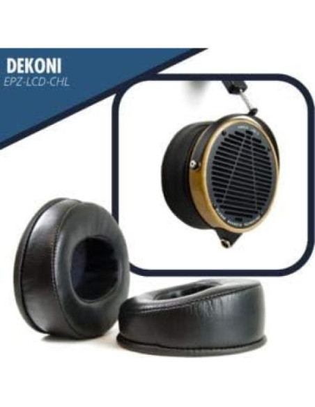 Almohadillas Dekoni Audio Choice para Audeze LCD - Cuero Sintético Almohadillas Dekoni Audio Choice para Audeze LCD - Cuero Sintético