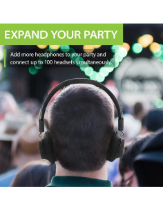 Auriculares Inalámbricos Avantree Quartet-Extra 2.4G RF 2