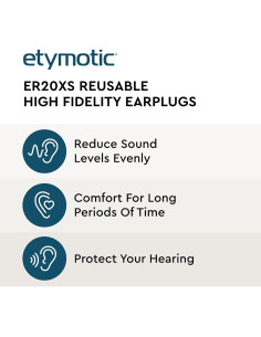 Tapones para oídos Etymotic ER20XS - Protección auditiva 20 dB 2