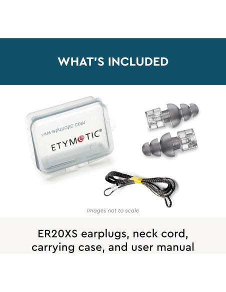 Tapones para oídos Etymotic ER20XS - Protección auditiva 20 dB