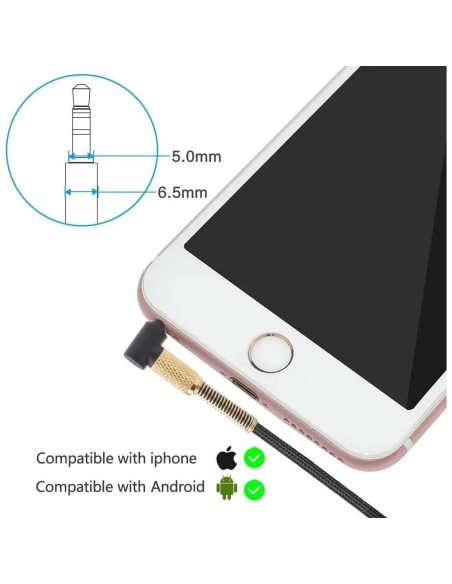 Cable de Reemplazo BUTIAO Mini XLR 4 Pines para Auriculares Cable de Reemplazo BUTIAO Mini XLR 4 Pines para Auriculares