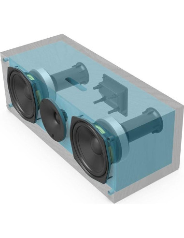 Altavoz Central Monolith C5 - Negro, 5.25" Woofers, Audio Cine en Casa