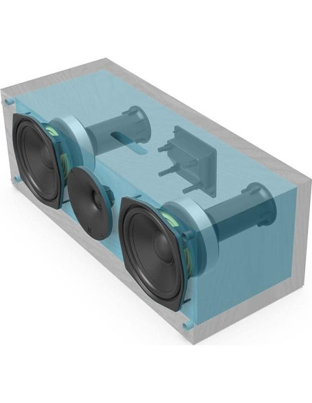 Altavoz Central Monolith C5 - Negro, 5.25" Woofers, Audio Cine en Casa