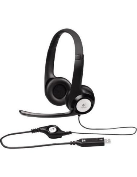 Auricular USB Logitech H390 con micrófono - Negro (Renovado)