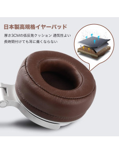 Auriculares OneOdio Pro30 Cableados Alta Resolución Plata 2