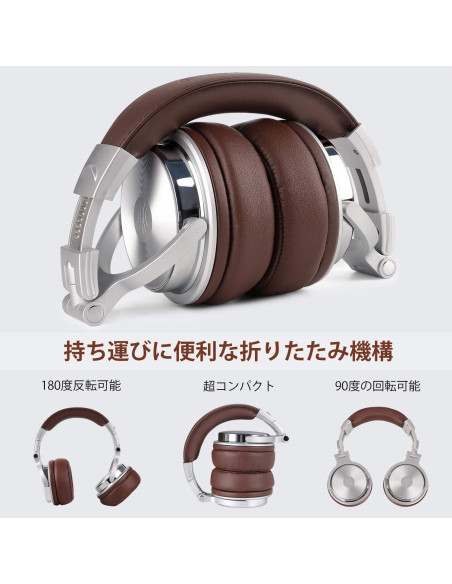 Auriculares OneOdio Pro30 Cableados Alta Resolución Plata